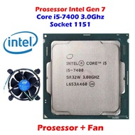 INTEL CORE I5 7400 3.0GHZ GEN 7 KABBY LAKE SOCKET 1151 - INTEL CORE I5-7400 3.0 GHZ FAN PROCESSOR SO