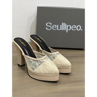 High heels 11 cm lace shoes