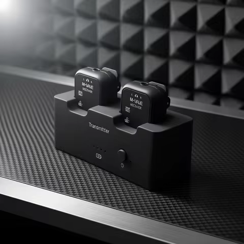M-VAVE WP-12 2.4G Wireless Earphone Monitor Audio System Transmission Stereo Mono Recorder Rechargea