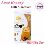 Luxe Slim Caffe Macchiato Herbal Coffee Mix Drink Half Kilo Jar (500g)