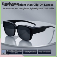 DARBEMY Polarized Trendy UV Protection Women Men Square Shades