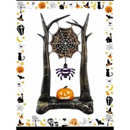 4D Stand Base 47 inches Tree Trunk Spider Web Pumpkin Happy Halloween party aluminum foil balloon