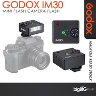 Godox iM30 Mini Flash Camera Flash is compatible with a variety of camera models with a universal ho