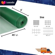 Green PVC Coated Wire Mesh Green Netting Dawai Getah Hijau Galvanized BRC Welded Wire Mesh