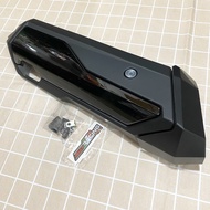 (Hình thật video thật) ốp pô che pô che bô Bảo vệ nhiệt cho xe sh SH 2020-2024 kiểu Carbon và Đen Bạ