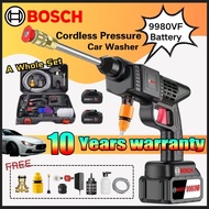 Bosch Water Jet Cordless 2 batteries Car Wash Floor Tiles Cleaner Spray Gun Water Jet Pump Portable 