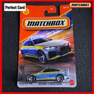 Matchbox BMW i4 Police Sedan First Edition New Casting 2025 Matchbox New Car Matchbox 2023 BMW I4 Po