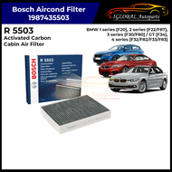 Bosch 1987435503 R5503 Activated Carbon Cabin Air Filter for BMW 1 series [F20] 2 series [F22/F87] 3