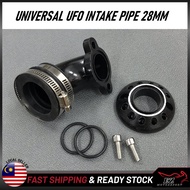 💯🔥 28mm UFO Universal Racing Intake Pipe Tengkuk Racing EX5 DREAM WAVE WAVE125 CLASS1 ALPHA WAVE110 