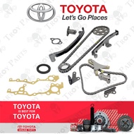 (15pc) Toyota Timing Chain Kit Set for Land Cruiser Prado (2nd Gen) KZJ95 RZJ95 J90 2.7 1996-2002 3R