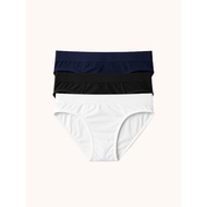 [BUNDLE OF 3] DLSTAR Men Silk Soft Microfibre Briefs Underwear | Soft | Silky | Men Boxers | Comfort