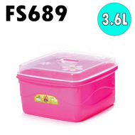 LAVA Food Container Saver 3.6L FS689 & 7.0L FS690 with Air Hole Lid/Bekas Makanan LAVA 3.6L FS689 &