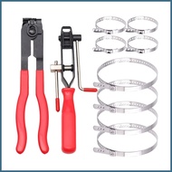 Pex Crimper Pipe Clamps Ratchet Cinch Tool Pipe Fitting Tool Kit with Storage Bag Ratchet Set Copper Pipe Crimping smbsg