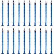 20Pack 1ml 1cc Plastic Syringes with Caps, No Needle Syringe for Refilling and Measuring Liquids, Fe