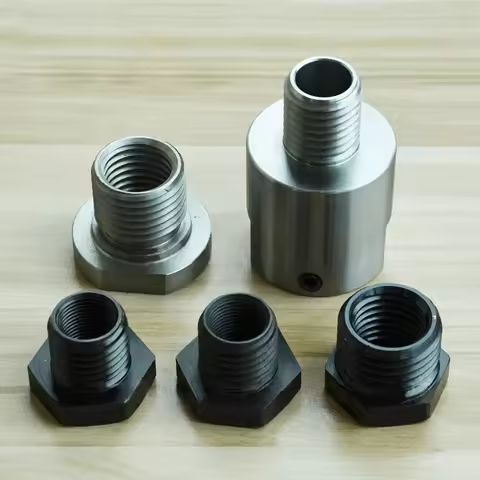 Lathe Screw Thread Spindle Adapter 1” × 8TPI / M33 x 3.5 to M18 x 2.5 Thread Chuck Insert Adapter Wo