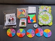 6種 小學 數學 教具組合