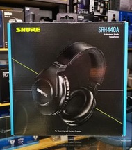 Shure Professional Studio Headphones 監聽耳機 SRH440A (SRH440 升級版)  (實體門市-香港行貨-2年保養)