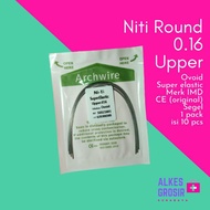 Niti Wire 016 Uper contains 10 pieces Round Ortho Braces Dental Jaw Top Super Elastic IMD Original