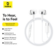 Baseus หูฟังแบบมีสาย CZ18 6D หูฟังสเตอริโอเบส In-Ear 3.5มม. เฮดโฟนพร้อมไมค์สำหรับ Xiaomi Samsung iPh