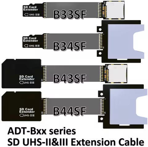 MicroSD TF Memory Card Extender cable High Speed Up to 312MB/sec For SDHC SDXC UHS-II UHS-III SD Car