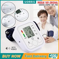 UORRIS Alat ukur tensi Pengukur Tekanan Darah / Tensi Darah Tensimeter Digital / Blood Pressure Monitor / Electronic Sphygmomanometer