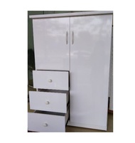 Tủ quần áo cánh Jang Mi Juno Sofa ngăn nhỏ 106x45x120 cm (màu trắng)