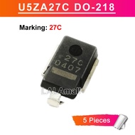 5ชิ้น U5ZA27C DO-218เครื่องหมาย27C Zener ไดโอดเปลี่ยนแรงดันไฟฟ้าเซ็นเซอร์ใหม่เดิม