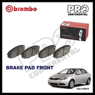 BREMBO KIA FORTE 1.6/2.0 TD 2008-2012 FRONT REAR BRAKE PAD