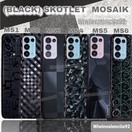 2025 Hydrogel Back Skin MOSAIC Full Black Van Gogh Xiaomi poco F7 C71 C75 C65 M7 M7Pro M6 M6Pro M5 M