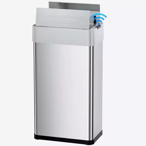 13.2-21.1Gal (50-80L) Motion Sensor Trash Can for Kitchen Stainless Steel Garbage Can Gal Automatic