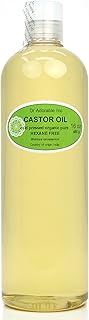 Castor Oil Pure Organic Cold Pressed Virgin by Dr.Adorable 16 Oz/1 Pint