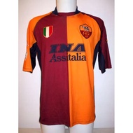 AS ROMA HOME JERSEY 2001/2002 FREE NAME AND BACK NUMBER