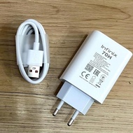 [ FD ] Original Infinix 70watt Charger Type C Charger Original Fast Charging Charger/, good type C