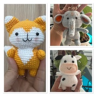 Handmade wool keychain Meaningful gift