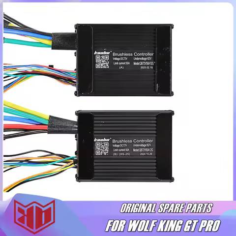 72V50A Sine Wave Controller for 72V 11-Inch KAABO WOLF KING GT PRO Electric Scooter With TFT Center 