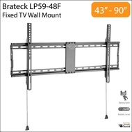 LP59-48F Fixed Large TV Wall Mount 43-90 inch Slim Low Profile 49 55 65 70 75 80 inch braket tv display