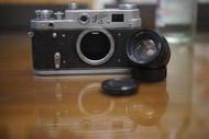 【售】品相不錯FED-3俄國  Leica Copy單眼疊影加購 Jupiter-8 50mm F2.0 L39鏡頭 一