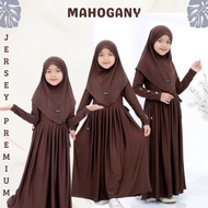 CHILDREN'S GAMIS HIJAB SET PREMIUM JERSEY MATERIAL WITH DRAWSTRING WAIST NEWEST CHILDREN'S ABAYA 0 T