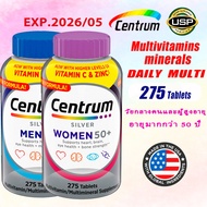 Centrum silver men women 50+ Plus Multivitamin Multimineral Complete from A-Zinc 275 Tablets