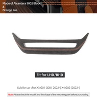 สินค้าใหม่ล่าสุดสำหรับ G02 X4 G01รถ BMW G08 Ix3คอนโซลกลางรถยนต์แผง CD ตกแต่งแผ่นครอบทำจากอุปกรณ์ตกแต