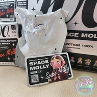 POP MART 泡泡瑪特 Mega Space Molly 太空人 Molly × Kennyswork Space molly 100％ Series 01 Toffee 太妃