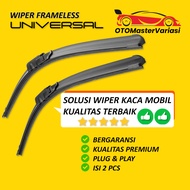 Wiper Mobil Toyota Vios Gen 1 Wiper Kaca Mobil Frameless Kipas Pembersih Kaca Depan Mobil