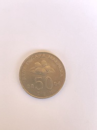 Koin kuno malaysia 50 sen tahun 2004 CL02