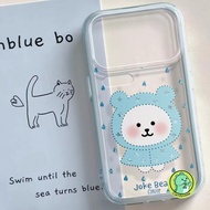 Cute Joke Bear 2in1 Phone Case For Vivo G2 T4X T4 Ultra T3 Lite T3X T2 T1 Pro Snapdragon778g S1 Z9 L