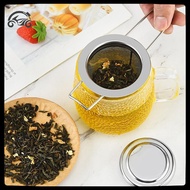 [8C11] 304 Stainless Steel Tea Strainer Reusable Tea Drain Tea Infuser Tea Leaf Spice Tea Filter Kit
