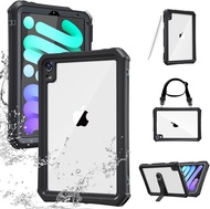 เคสเคสสำหรับไอแพดมินิ7 A17 Pro กันน้ำ2024 iPad Mini 6 2021 (รุ่น6th) กันน้ำ8.3นิ้วกันฝุ่นเคสกันกระแท