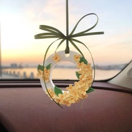 Car assessories interior DiffuserRomantic osmanthus car pendant Car pendant flower car aromatherapy 