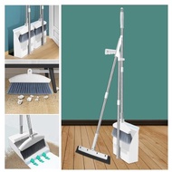 Foldable Broom Dustpan Set Household Floor Cleaning Set Rotating Broom With Dustpan Magnetic
