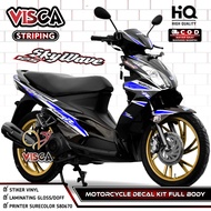 Stiker Striping Suzuki Skywave Full Body Variasi Graffis