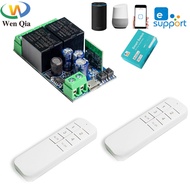 WenQia EWelink Công Tắc WiFi 4 Rơ Le Kênh DC 7V 12V 24V 48V Công Tắc Điều Khiển Từ Xa Không Dây Mô Đ